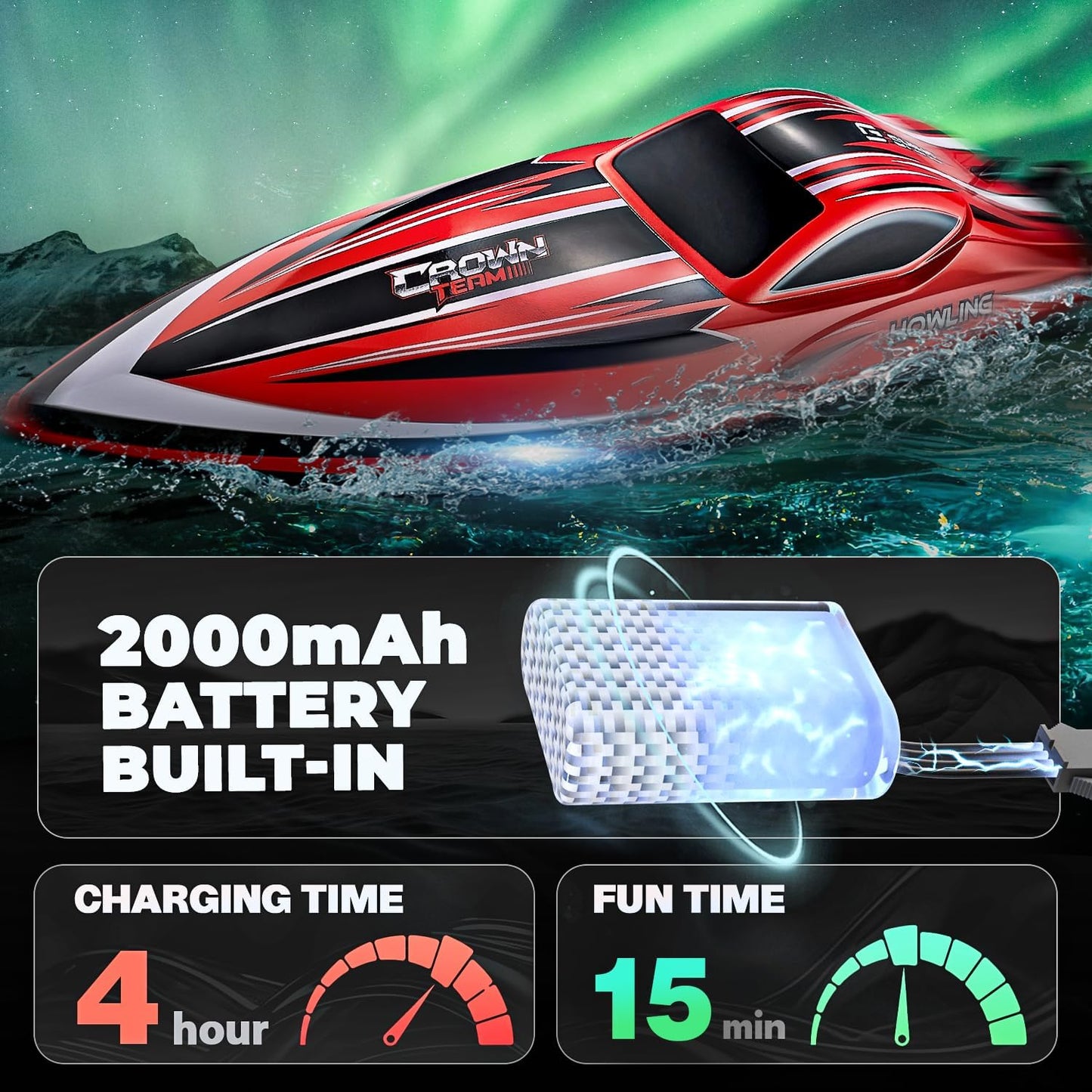 16 inch Big Brushless RC Boat