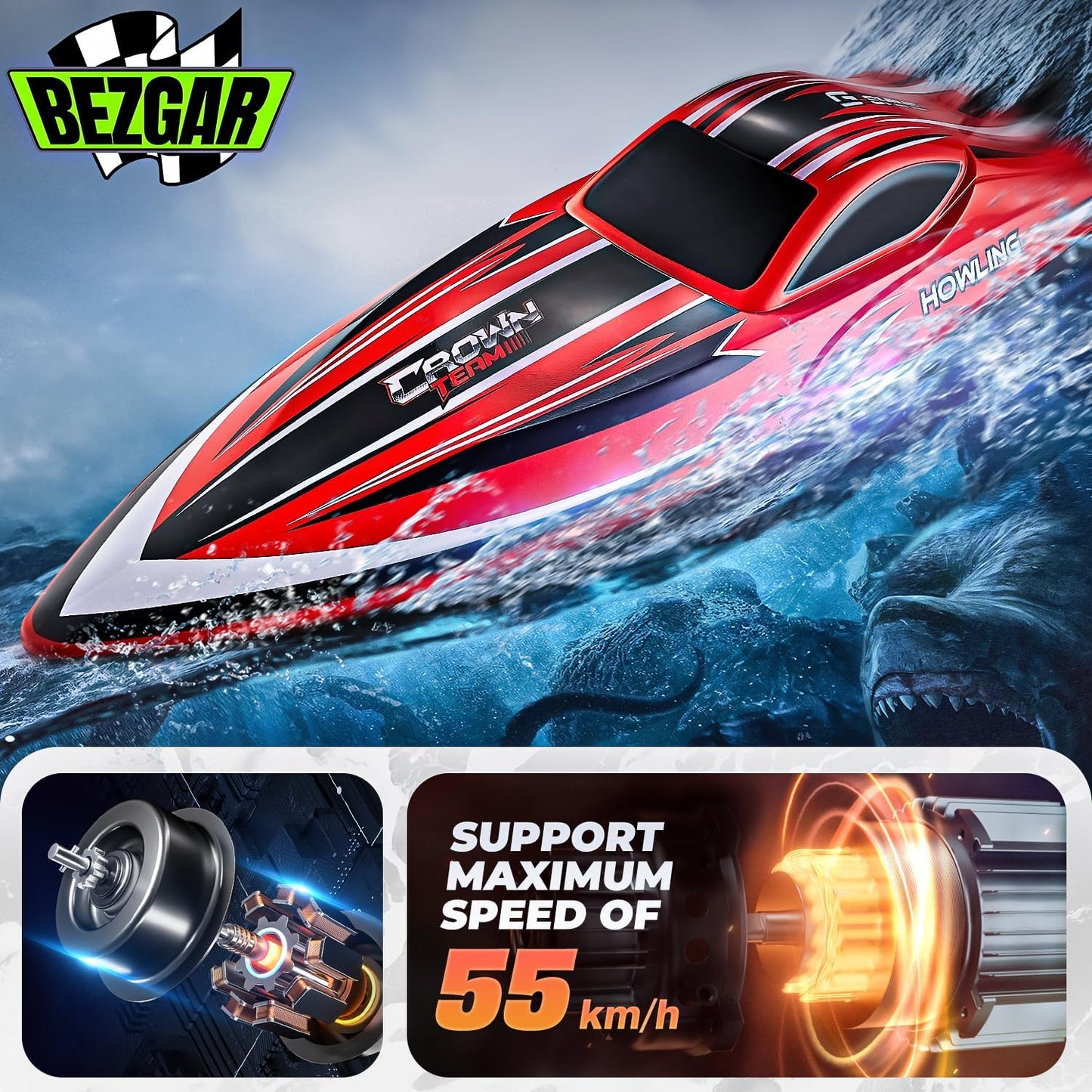 16 inch Big Brushless RC Boat