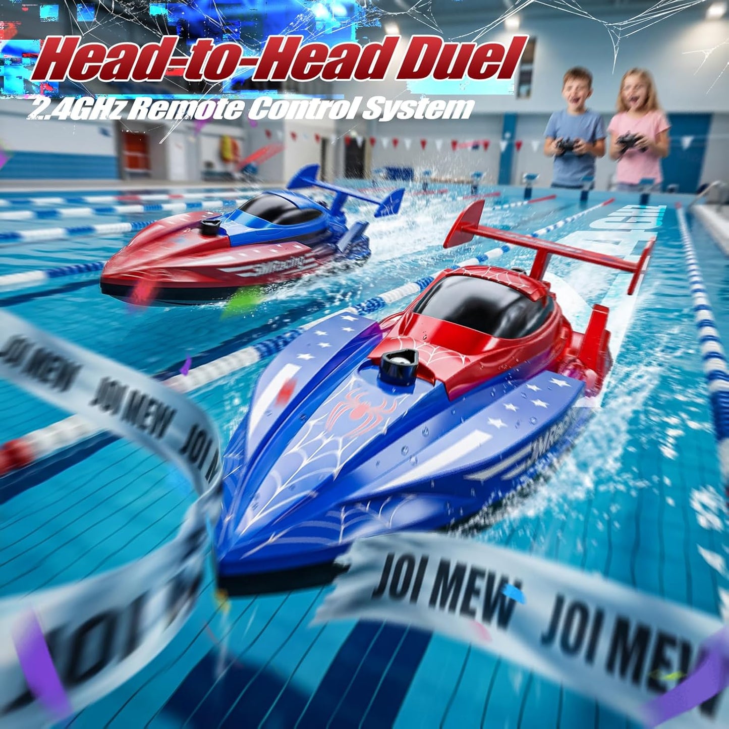 2 Pack RC Spider RC Boats