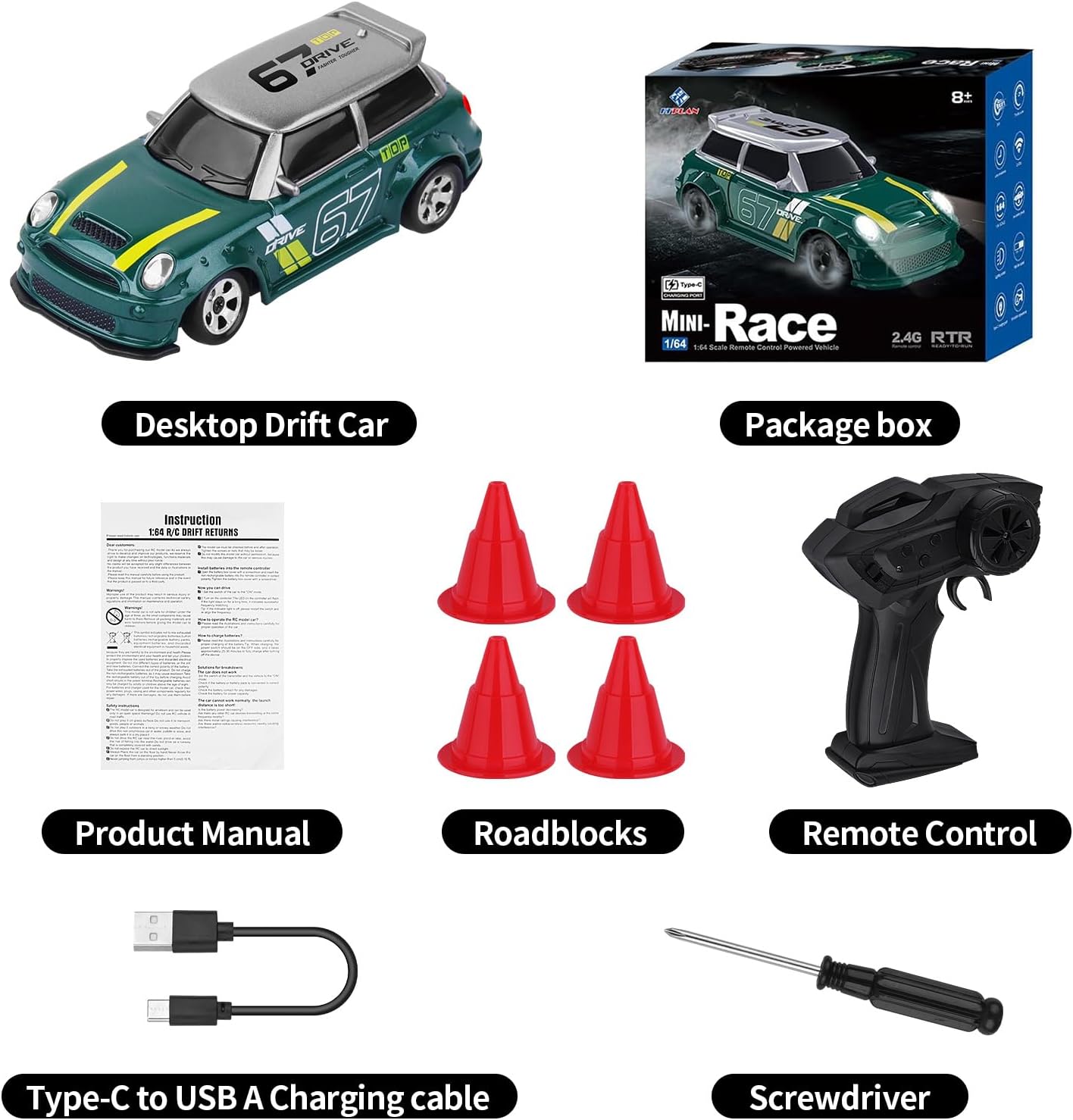 KF33 Mini RC Drift Car