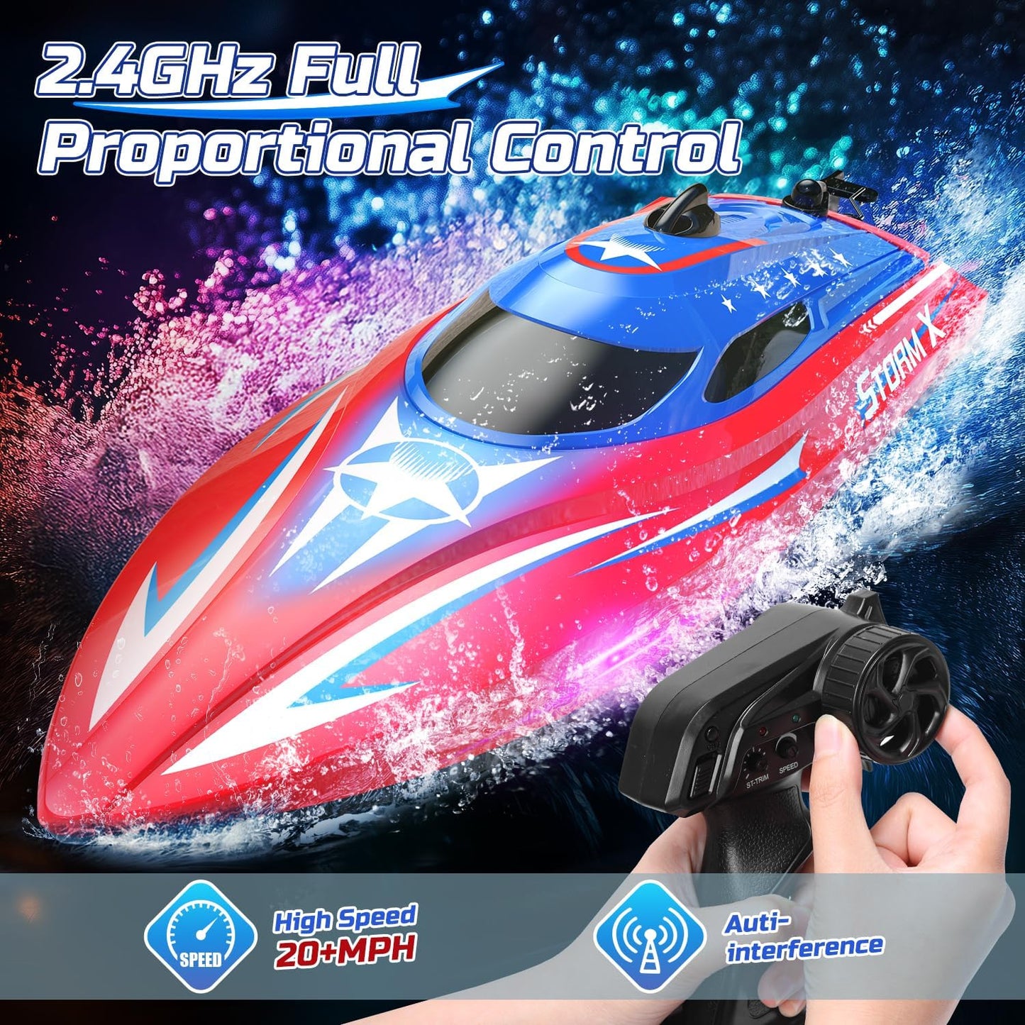 Full Proportional RC Boat