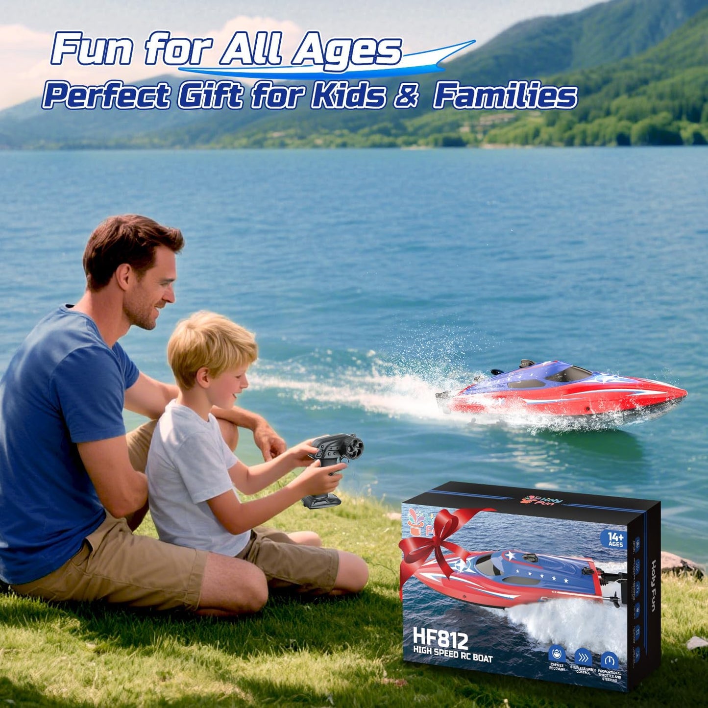 Full Proportional RC Boat