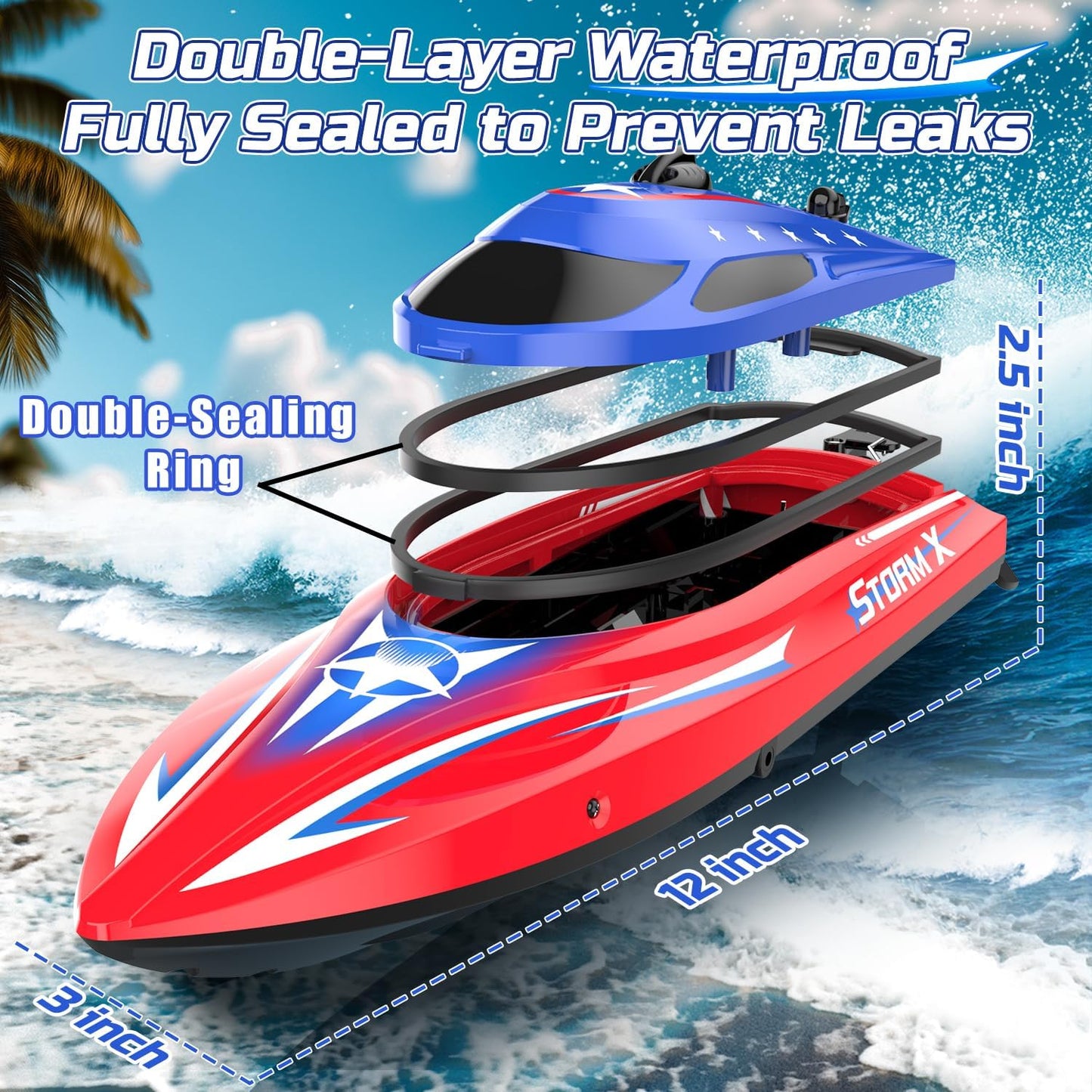Full Proportional RC Boat